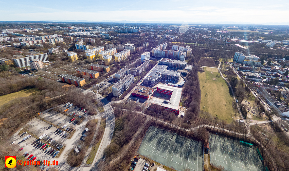 20.02.2023 - Baustelle zur Grundschule am Strehleranger in Neuperlach